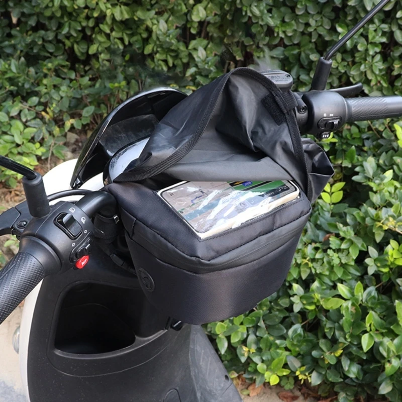 

Electric Bike Handlebar Front Bag Waterproof Motorcycle Headbag Motorcross Phone Navigation Bag Package