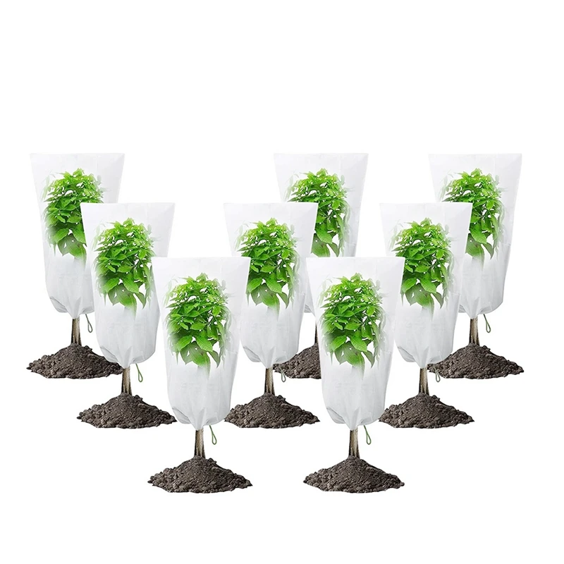 8 Piece Fruit Protection Bags With Drawstring, Garden Netting Plant Covers White Non-Woven Fabric For Vegetables Fruits Flower
8 Piece Fruit Protection Bags With Drawstring, Garden Netting Plant Covers White Non-Woven Fabric For Vegetables Fruits Flower