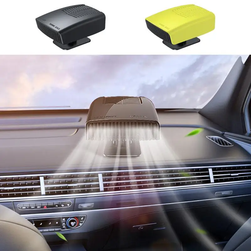 

12V Portable Heater for Car Portable Warmer Fan for Car Silent Winter Heater 360 Degree Rotatable Easy Installation Small Fan