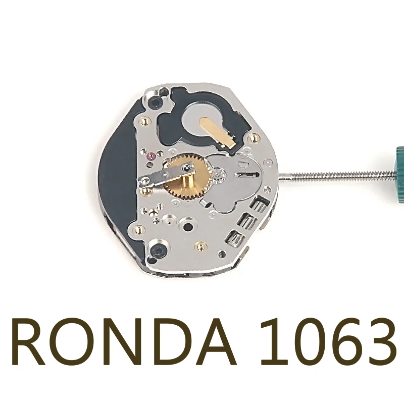 Swiss RONDA 1063 movement 3 hands quartz movement watch repair movement replacement parts
Swiss RONDA 1063 movement 3 hands quartz movement watch repair movement replacement parts