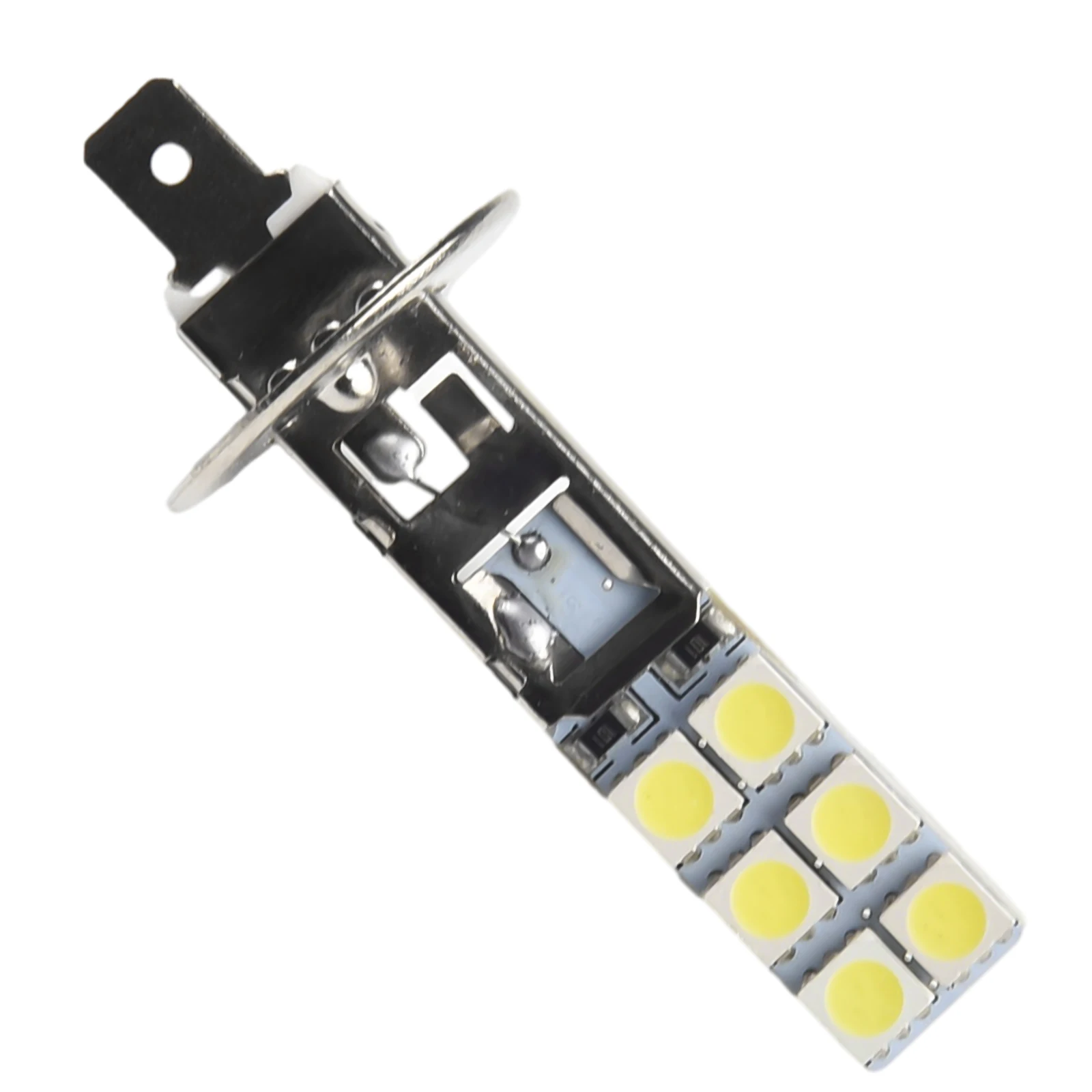 H1-12SMD-5050 6000K DC 12V-24V 1800LM 360° Beam Angle Fit For Headlights Fog Lights Daytime Running Lights DRL Super White
H1-12SMD-5050 6000K DC 12V-24V 1800LM 360° Beam Angle Fit For Headlights Fog Lights Daytime Running Lights DRL Super White
