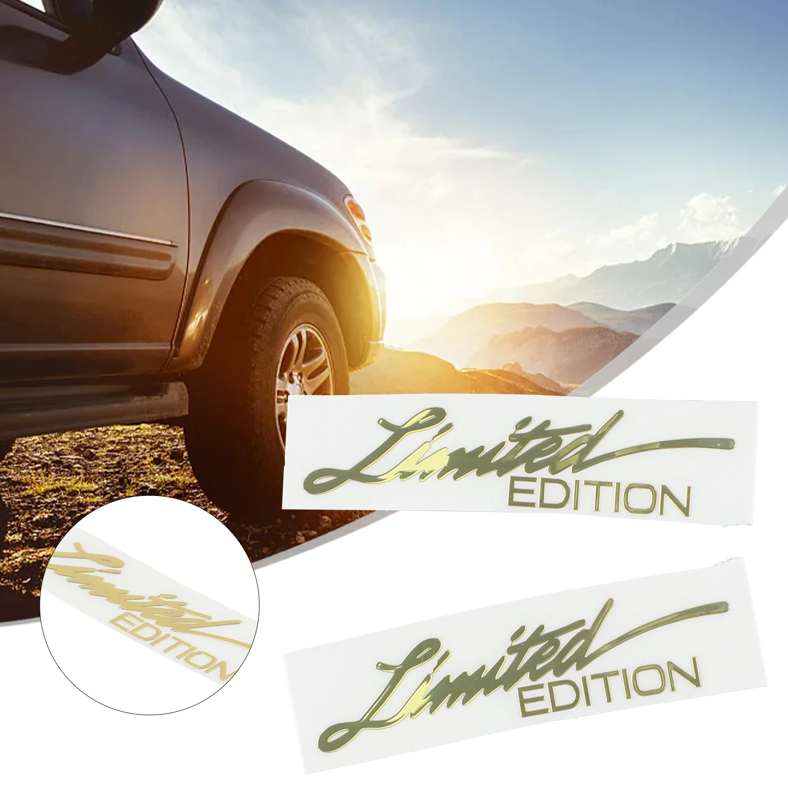 2x Universal Car Stickers 3D Gold Limited Edition Logo Emblem Badge Metal Sticker Decal Car Interior Decorations
2x Universal Car Stickers 3D Gold Limited Edition Logo Emblem Badge Metal Sticker Decal Car Interior Decorations