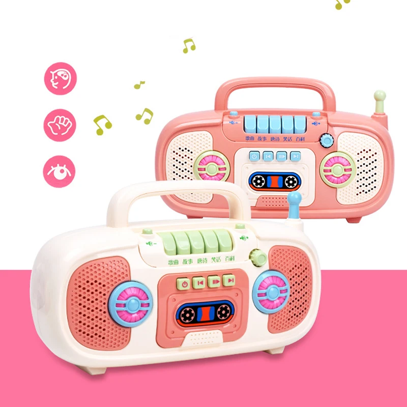 Mini Educational Toys Kids Story Telling Radio Shape Toy Gifts for 8-48 Months
Mini Educational Toys Kids Story Telling Radio Shape Toy Gifts for 8-48 Months