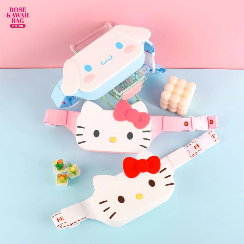 Genuine Sanrio Bag Hello Kitty Kuromi Melody Shoulder Bag Cartoon Crossbody Bag Silicone Cartoon Hello Kitty Waistpack Children
Genuine Sanrio Bag Hello Kitty Kuromi Melody Shoulder Bag Cartoon Crossbody Bag Silicone Cartoon Hello Kitty Waistpack Children