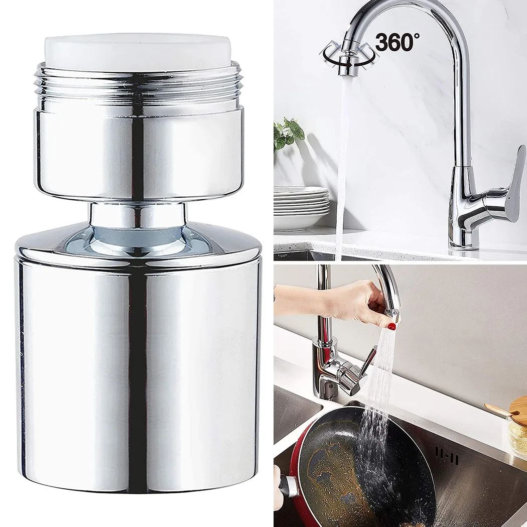 

Kitchen Bathroom Faucet Aerator M24 Water Tap Bubbler Mixer 360-Degree Curl Rotate Swiveling Super Sprayer Water Filter Nozzle