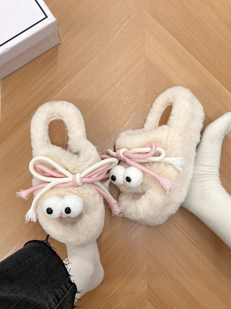 Flat Shoes Female Med Woman's Slippers Flock Platform Fur Flip Flops Slides 2023 Massage Plush Rubber Autumn with fur Short
Flat Shoes Female Med Woman's Slippers Flock Platform Fur Flip Flops Slides 2023 Massage Plush Rubber Autumn with fur Short