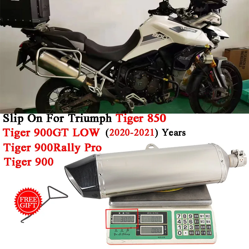 For Triumph Tiger 850 900 900GT Low 900Rally Pro 2020-2021 Motorcycle Exhaust Escape Modified Carbon Fiber Motocross Muffler
For Triumph Tiger 850 900 900GT Low 900Rally Pro 2020-2021 Motorcycle Exhaust Escape Modified Carbon Fiber Motocross Muffler