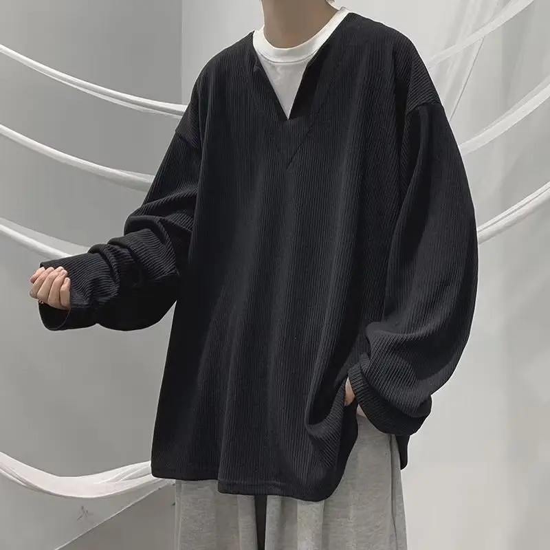 Fake Two-piece Patchwork Sweatshirt Japanese Long Sleeved Round Neck Clothing Spring and Autumn 2023 New Casual Hoodies
Fake Two-piece Patchwork Sweatshirt Japanese Long Sleeved Round Neck Clothing Spring and Autumn 2023 New Casual Hoodies