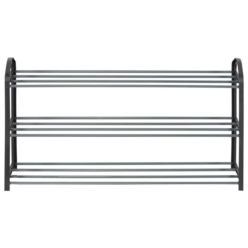 1PC Metal Black 3 Tier Shoe Rack Standing Storage Shelves for 12 Pairs Shoes Stand Holder DIY Home Organizer Accessories
1PC Metal Black 3 Tier Shoe Rack Standing Storage Shelves for 12 Pairs Shoes Stand Holder DIY Home Organizer Accessories