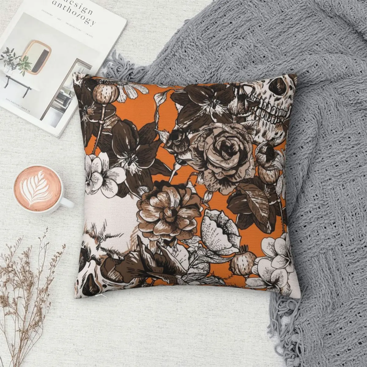 SKULLS ORANGE Pillowcase Polyester Pillow Cover Cushion Comfort Throw Pillow Sofa Decorative Cushions Used for Home Bedroom Sofa
SKULLS ORANGE Pillowcase Polyester Pillow Cover Cushion Comfort Throw Pillow Sofa Decorative Cushions Used for Home Bedroom Sofa