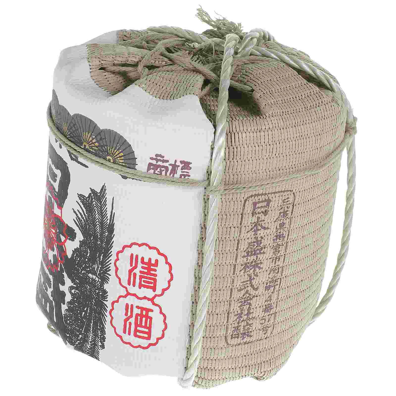 Japanese Sake Barrel Mini Biraki Barrels Wine Barrel Model Figurines Foam Whiskey Barrel Decanter Japanese Bucket
Japanese Sake Barrel Mini Biraki Barrels Wine Barrel Model Figurines Foam Whiskey Barrel Decanter Japanese Bucket