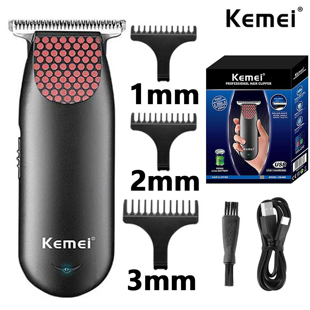 Kemei-889 профессиональная карманная Беспроводная Машинка для стрижки волос, компактный электрический мини-триммер для бороды, маленький портативный набор для ухода
Kemei-889 профессиональная карманная Беспроводная Машинка для стрижки волос, компактный электрический мини-триммер для бороды, маленький портативный набор для ухода