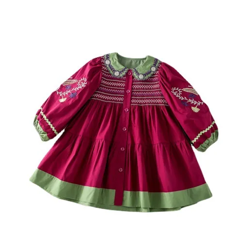Children 2023 Spring Fashion New Cute Embroidery Girls Dress Little Girls Birthday Dress Skirt Kids Clothes Girls
Children 2023 Spring Fashion New Cute Embroidery Girls Dress Little Girls Birthday Dress Skirt Kids Clothes Girls