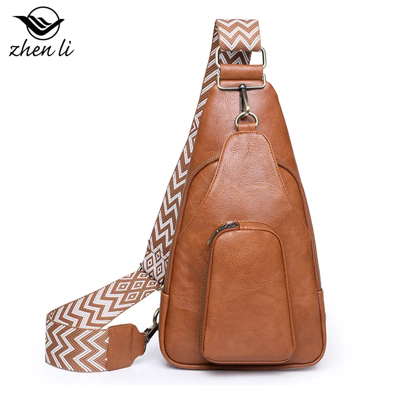 Retro Chest Bag For Women PU Leather Sling Bag Small Crossbody Daypack Guitar Strap Purse Satchel Shoulder Bag For Travel Cyclin
Retro Chest Bag For Women PU Leather Sling Bag Small Crossbody Daypack Guitar Strap Purse Satchel Shoulder Bag For Travel Cyclin
