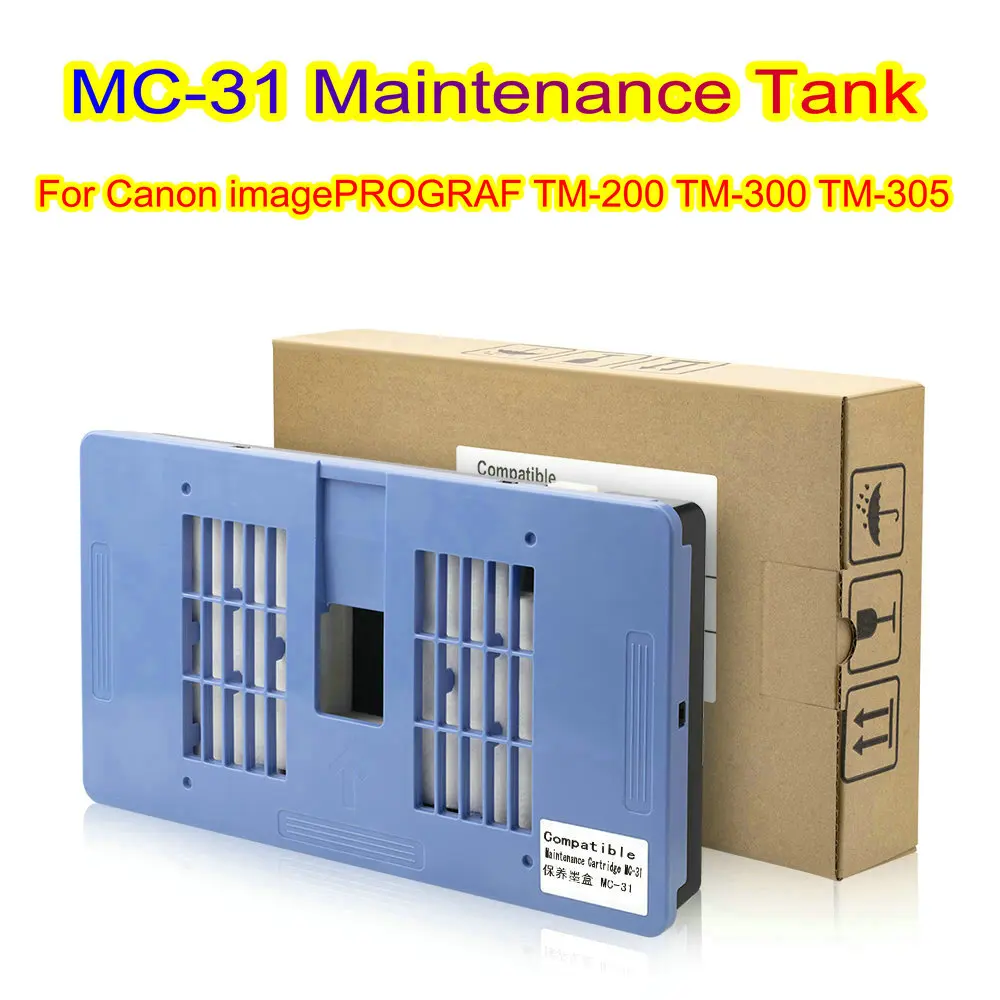 For Canon Maintenance Cartridge MC-31 imagePROGRAF Maintenance Tank MC31 KTM-200 TM-300 TM-305 1156C005AA Printer Waste Ink Bin
For Canon Maintenance Cartridge MC-31 imagePROGRAF Maintenance Tank MC31 KTM-200 TM-300 TM-305 1156C005AA Printer Waste Ink Bin