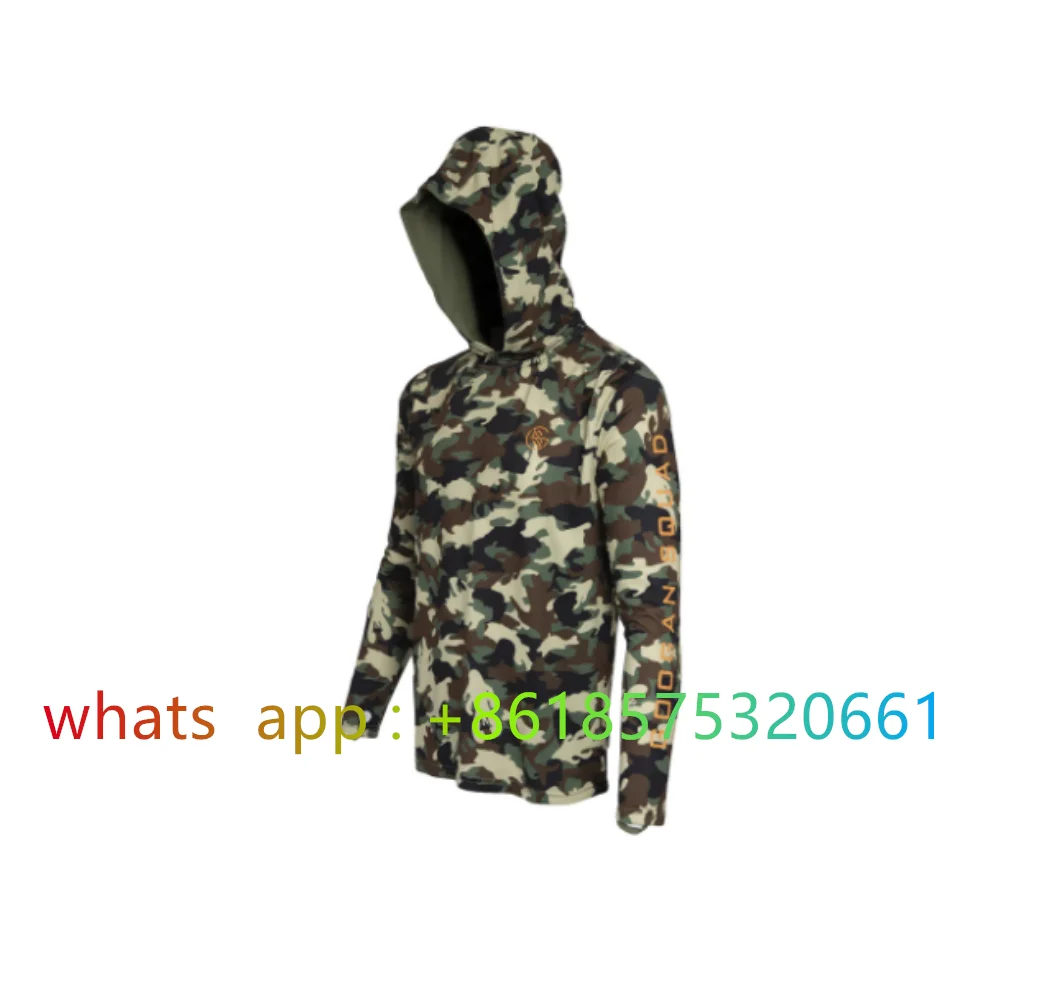 

GOOGAN SQUAD Men Fishing Hoodie Long Sleeve Performance Breathable Hiking Clothing Camisa De Pesca Anti-UV Children's Hoodies