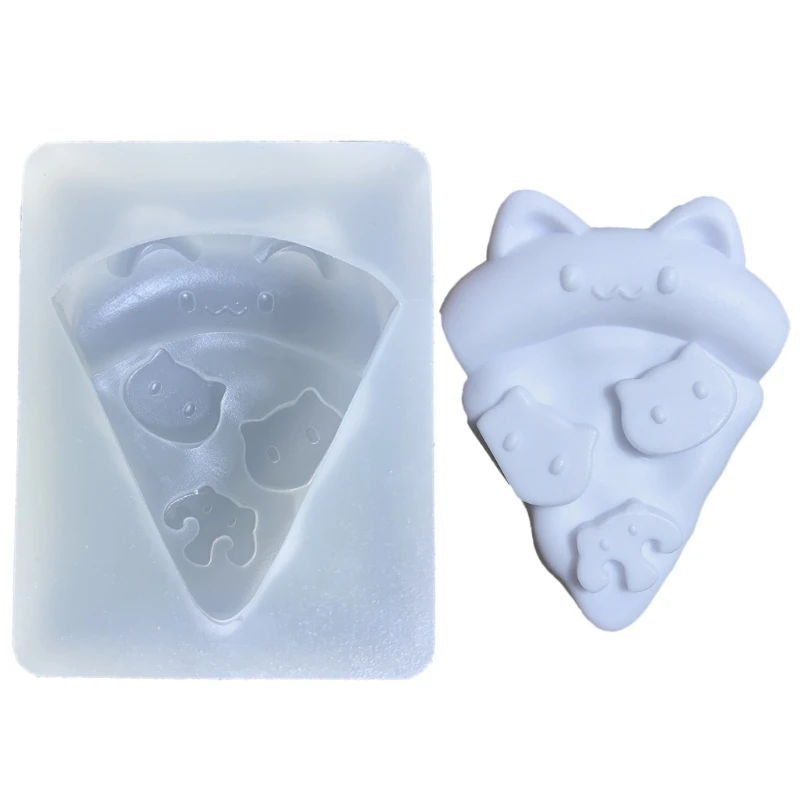 

Y4QE Chocolate Silicone Baking Mold Delicious Pizza Making Molds Resuable Casting Mould for Breads Biscuits and Cakes