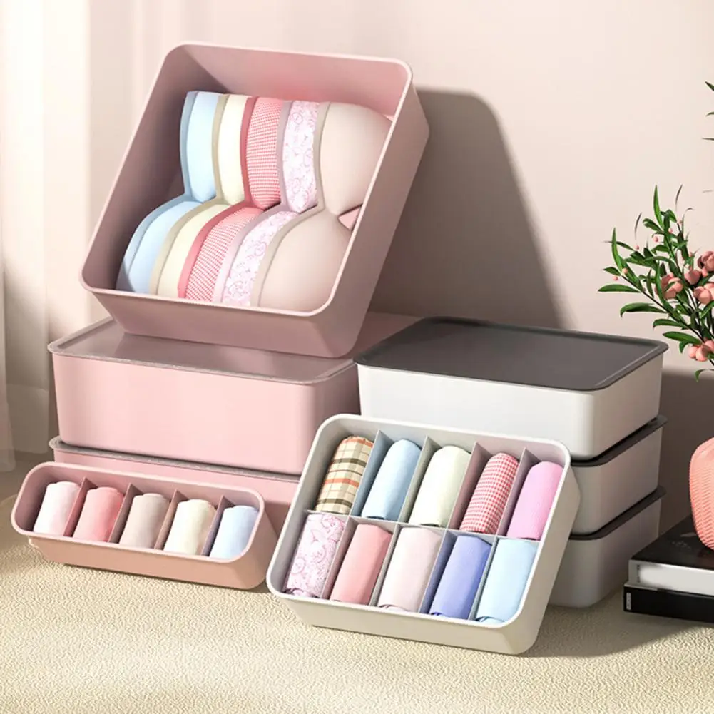 

Underwear Storage Box Modern Save Space Multiple Applicable Scene Underwear Storage Compartment Box Dorm Use