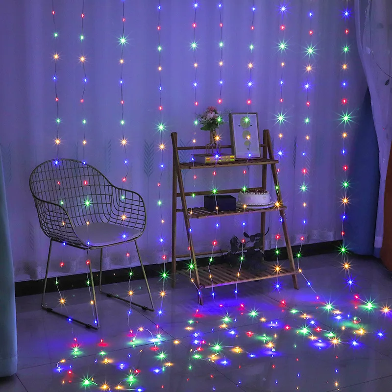LED Christmas Fairy String Lights USB Remote 3X3/3X2M Waterproof Waterfall Curtain Light for Party Wedding Garland Bedroom Decor
LED Christmas Fairy String Lights USB Remote 3X3/3X2M Waterproof Waterfall Curtain Light for Party Wedding Garland Bedroom Decor