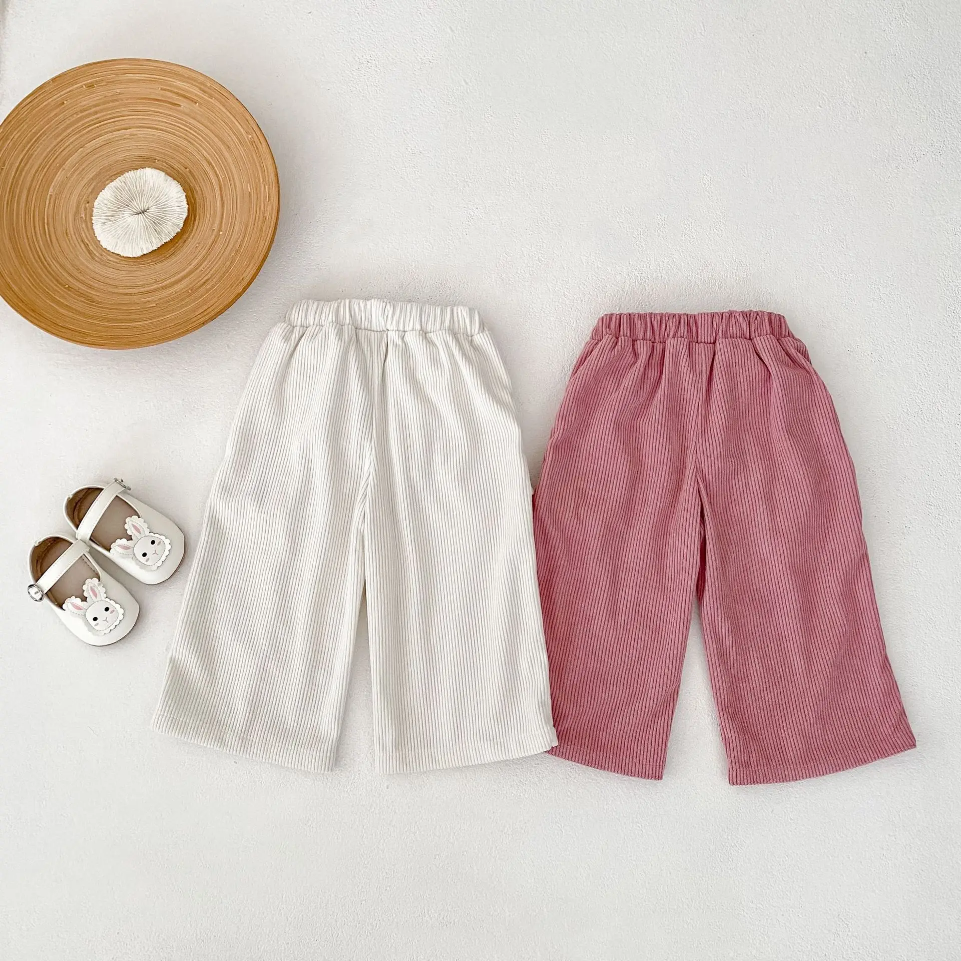 2025 Autumn New Baby Girl Corduroy Pants Children Loose Trousers Infant Girls Sweat Pants Kids Toddler Casual Pants 15 Scf423cc6e87f48b791eac76ee13af644e