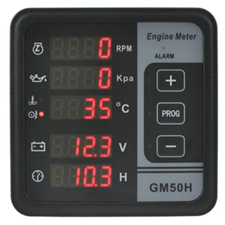 GM50H controller diesel generator digital display tachometer voltage water temperature oil pressure engine meter 12v 24v
GM50H controller diesel generator digital display tachometer voltage water temperature oil pressure engine meter 12v 24v