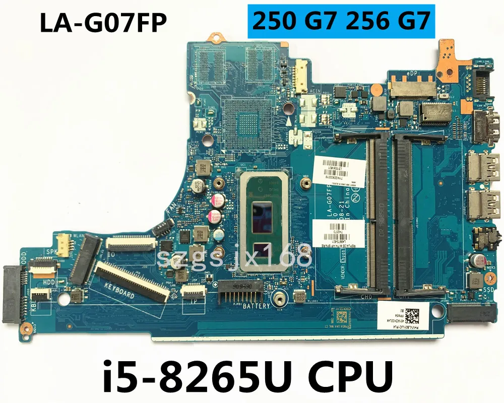 Материнская плата для ноутбука HP 250 G7 256 G7 EPW50 LA-G07FP , SREJP i5-8265U CPU ,DDR4 L49975-601
Материнская плата для ноутбука HP 250 G7 256 G7 EPW50 LA-G07FP , SREJP i5-8265U CPU ,DDR4 L49975-601