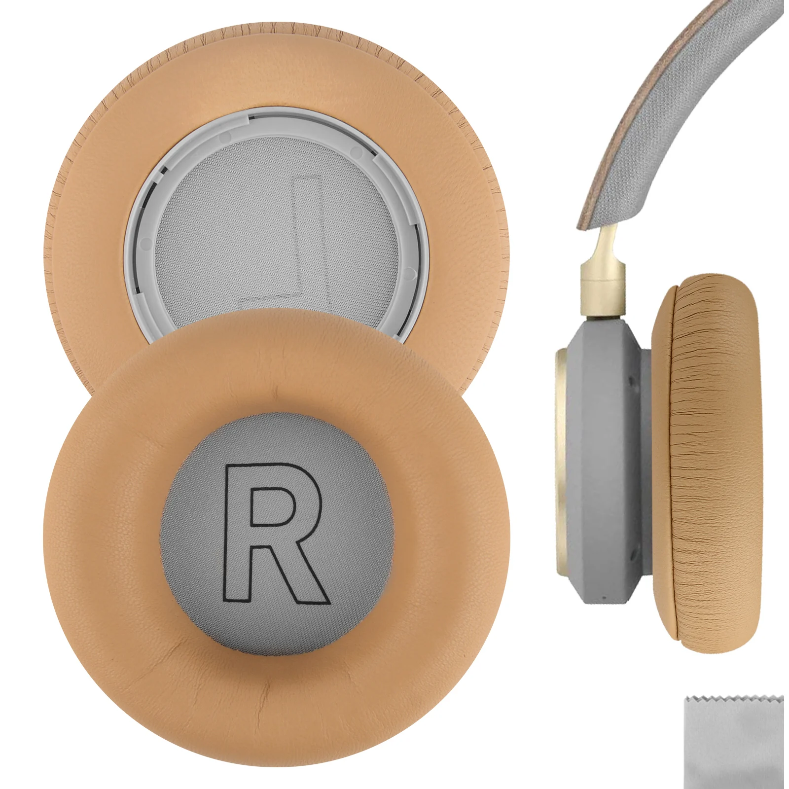 

Geekria Elite Sheepskin Replacement Ear Pads for Bang & Olufsen Beoplay H9, H7 (Not Compatible with H9 3rd Gen, h9i) Headphones