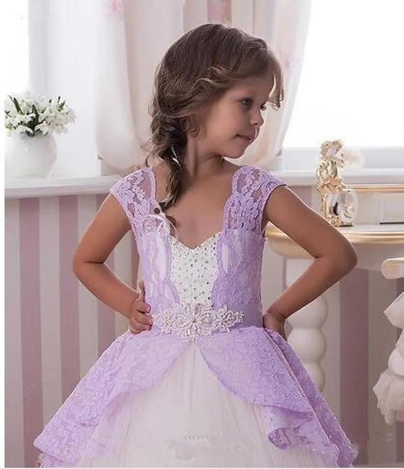 Two-color Tulle Lace Printed Princess Flower Girl Dresses Wedding Party Ball First Communion Dresses Birthday Present
Two-color Tulle Lace Printed Princess Flower Girl Dresses Wedding Party Ball First Communion Dresses Birthday Present