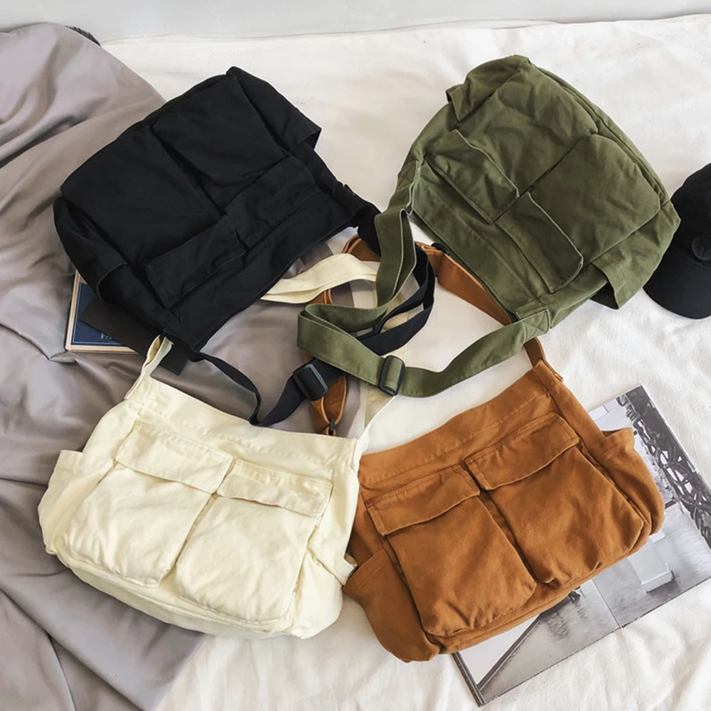 New Work Style Single Shoulder Crossbody Bag Boys And Girls Ins Canvas Bag Student Class Bag Large Capacity Artistic Leisure Bag
New Work Style Single Shoulder Crossbody Bag Boys And Girls Ins Canvas Bag Student Class Bag Large Capacity Artistic Leisure Bag