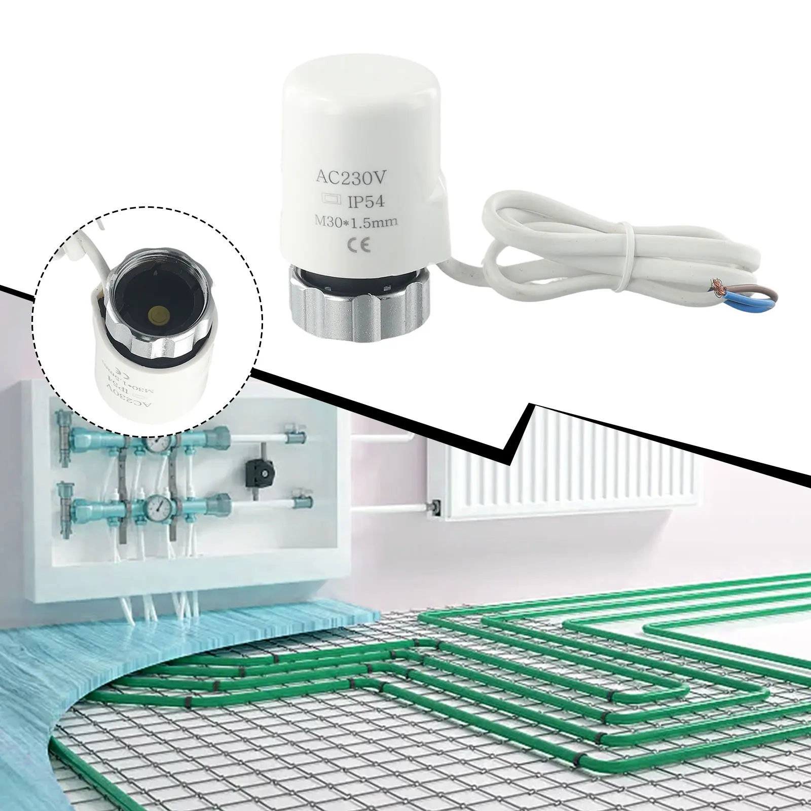 Efficient Energy Management with AC230V M30*1 5mm Electric Thermal Actuator Enhance Floor Heating System Performance
Efficient Energy Management with AC230V M30*1 5mm Electric Thermal Actuator Enhance Floor Heating System Performance