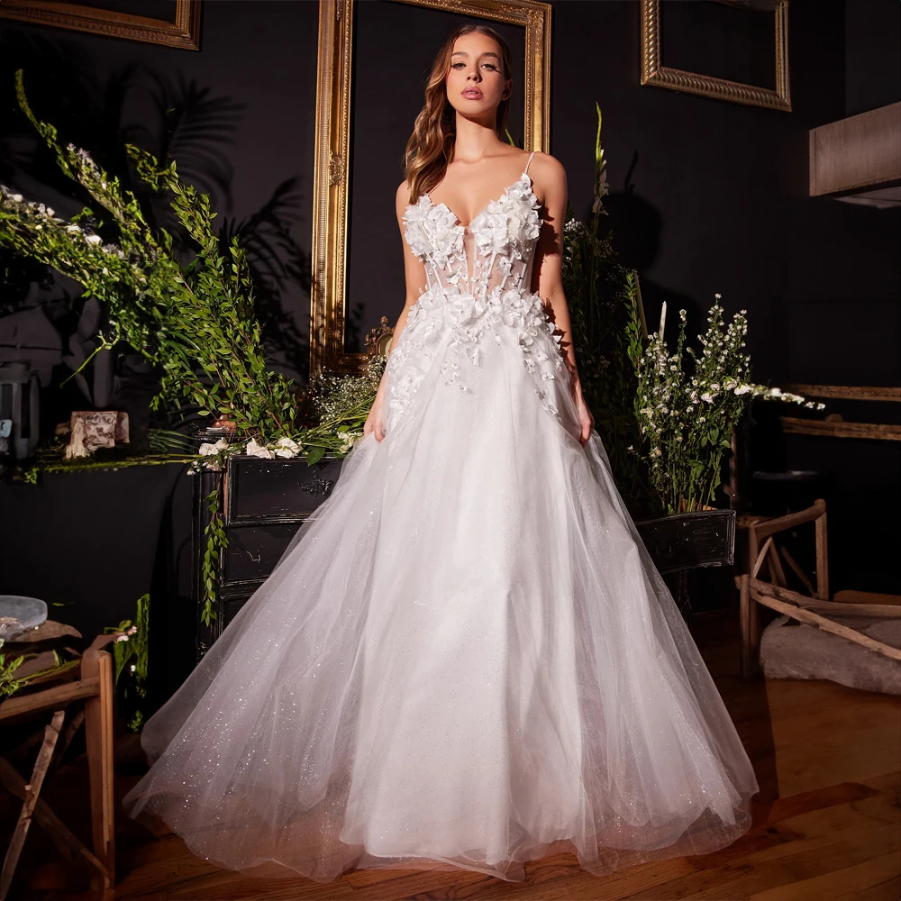Spaghetti Straps V-neck Illusion Evening Dresses Applique Tulle A-line Formal Prom Gown Pleat Floor-Length Sleeveless فساتين الس
Spaghetti Straps V-neck Illusion Evening Dresses Applique Tulle A-line Formal Prom Gown Pleat Floor-Length Sleeveless فساتين الس