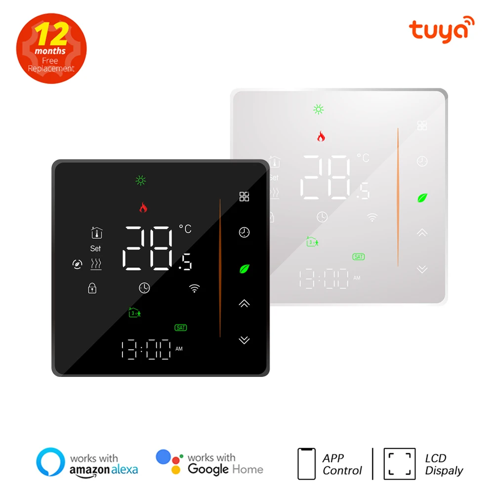 

Tuya Wifi Thermostat Gas Boiler Warm Floor Heating Temperature Controller Smart Thermoregulator Work with Alexa Google Home