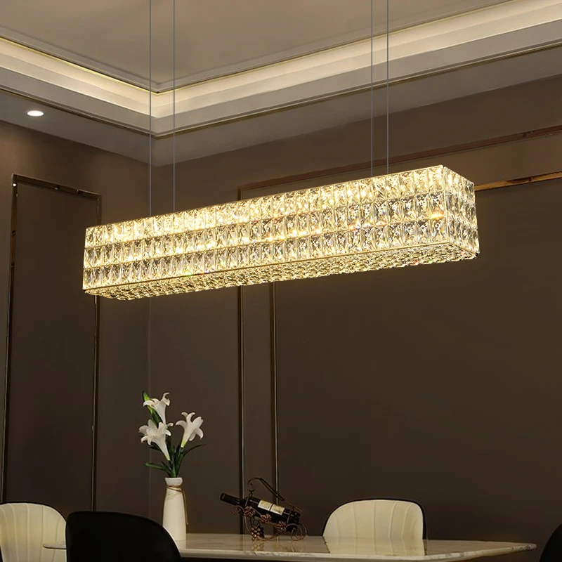 Moderne Gold LED lange Kristall Kronleuchter Luxus Heimlicht rechteckiges Licht Wohnzimmer Esszimmer Beleuchtung G9 110-260V
Moderne Gold LED lange Kristall Kronleuchter Luxus Heimlicht rechteckiges Licht Wohnzimmer Esszimmer Beleuchtung G9 110-260V