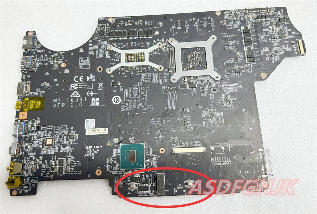 MS-16J91 VER 1,0 для MSI MS-16J9 GL62M 7RD-412CN GL62M 7RD-224CN GP62M 7RD-222CN материнская плата с процессором I5 I7 и GTX1050M
MS-16J91 VER 1,0 для MSI MS-16J9 GL62M 7RD-412CN GL62M 7RD-224CN GP62M 7RD-222CN материнская плата с процессором I5 I7 и GTX1050M
