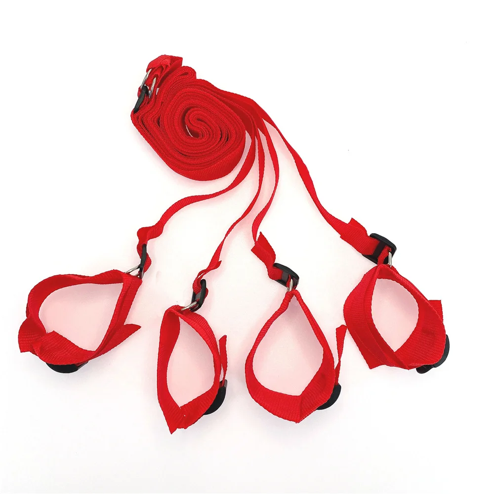Bdsm Bed Bandages Restraints Handcuffs Open Leg Bdsm Bondage Set Ankle Cuffs Rope Strap Adult Fetish Sex Toys for Woman Couples Bdsm Bed Bandages Restraints Handcuffs Open Leg Bdsm Bondage Set Ankle Cuffs Rope Strap Adult Fetish Sex Toys for Woman Couples