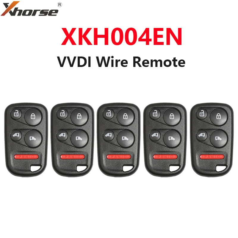 Универсальный пульт дистанционного управления Xhorse VVDI, 5 шт., для автомобильных ключей, VVDI Mini Key Tool VVDI2