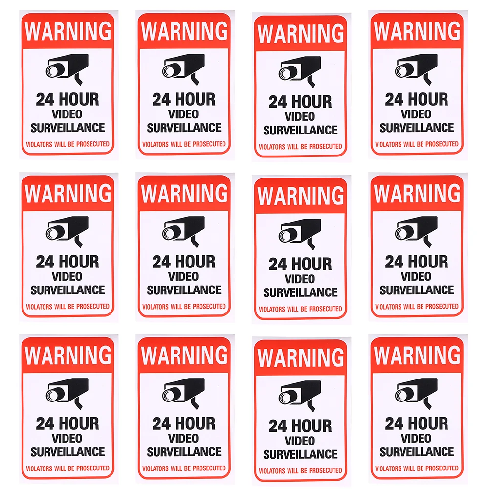 20 Pcs Warning Sign Monitor Stickers Emblems All Activities Monitored Signs Video Surveillance
20 Pcs Warning Sign Monitor Stickers Emblems All Activities Monitored Signs Video Surveillance