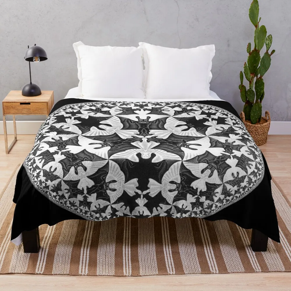 Circle Limit IV (Bats Pattern), by Maurits Cornelis Escher Throw Blanket blankets and throws sofa bed
Circle Limit IV (Bats Pattern), by Maurits Cornelis Escher Throw Blanket blankets and throws sofa bed