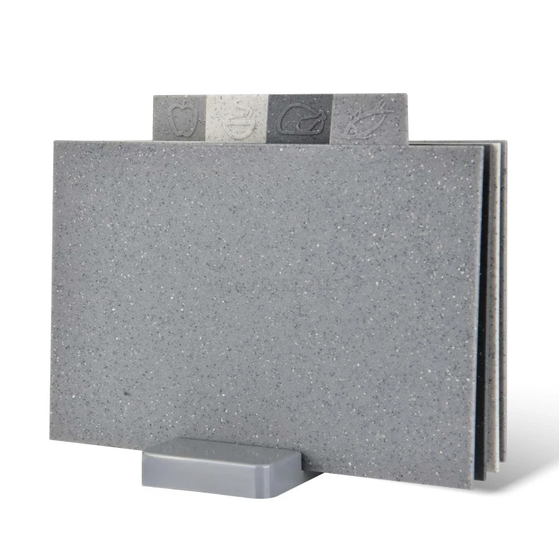 Fissman Anti Bacterium Plastic Chopping Block Non-slip Marble Coating Plastic Mats Cutting Board with Stand-4pcs Sets
Fissman Anti Bacterium Plastic Chopping Block Non-slip Marble Coating Plastic Mats Cutting Board with Stand-4pcs Sets