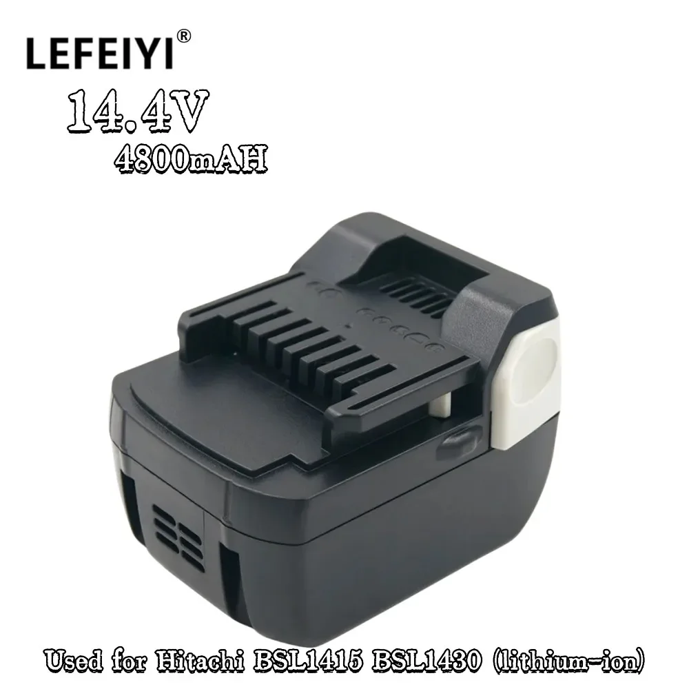 Hitachi's Lithium-ion Battery Replacement, 14.4V, 4.8Ah, Suitable for BSL1430, CJ14DSL, BSL1440, CR14DSL, BSL1415, DDS14DSL
Hitachi's Lithium-ion Battery Replacement, 14.4V, 4.8Ah, Suitable for BSL1430, CJ14DSL, BSL1440, CR14DSL, BSL1415, DDS14DSL