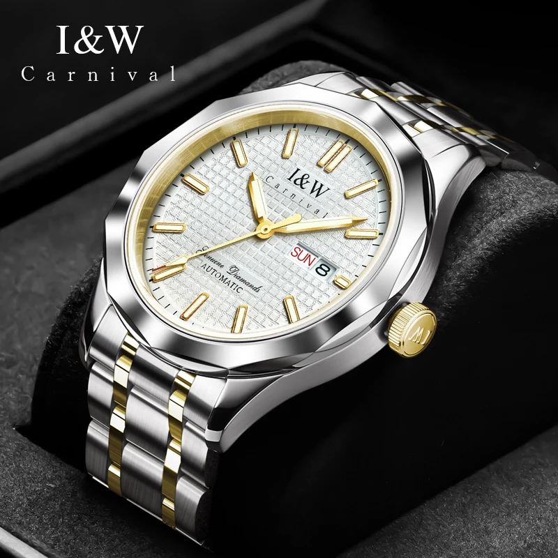 IW Top Brand Luxury Men Automatic Mechanical Watch Watches Stainless Steel Strap Fashion 100M Waterproof Clock Watch Gift Reloj
IW Top Brand Luxury Men Automatic Mechanical Watch Watches Stainless Steel Strap Fashion 100M Waterproof Clock Watch Gift Reloj