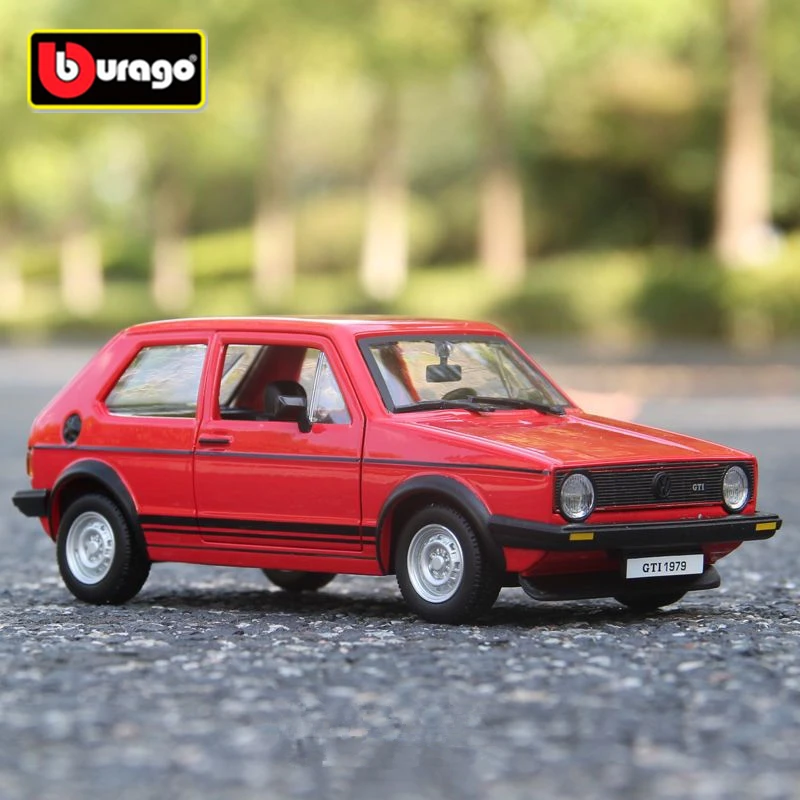 

Bburago 1:24 Volkswagen Golf Mk1 GTI Alloy Car Model Diecasts Metal Toy Classic Car Model Simulation Collection Childrens Gifts