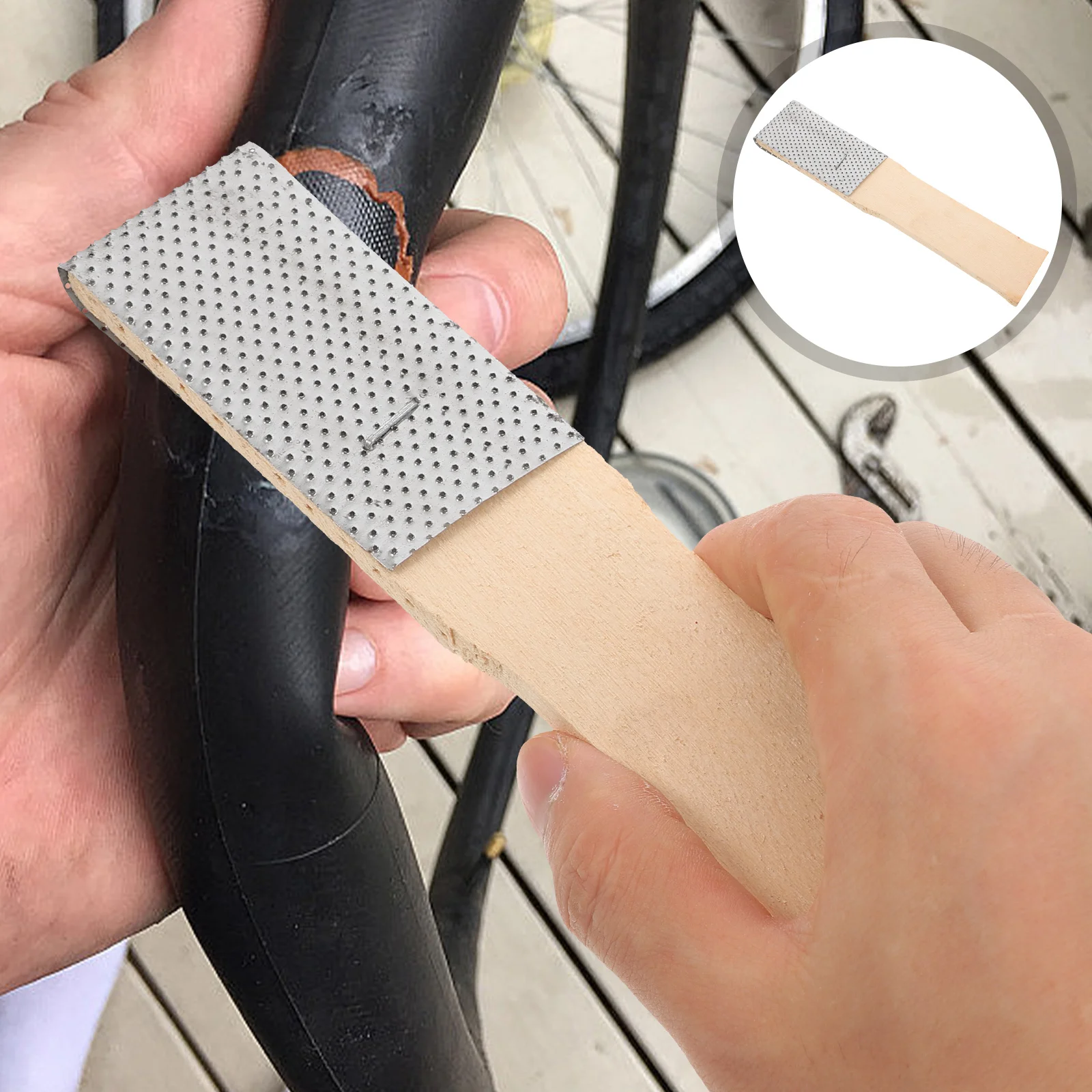 Inner Tube Repair Tool Bike for Repairing Equipment Patch File Rasp Tires Automotive Tools
Inner Tube Repair Tool Bike for Repairing Equipment Patch File Rasp Tires Automotive Tools