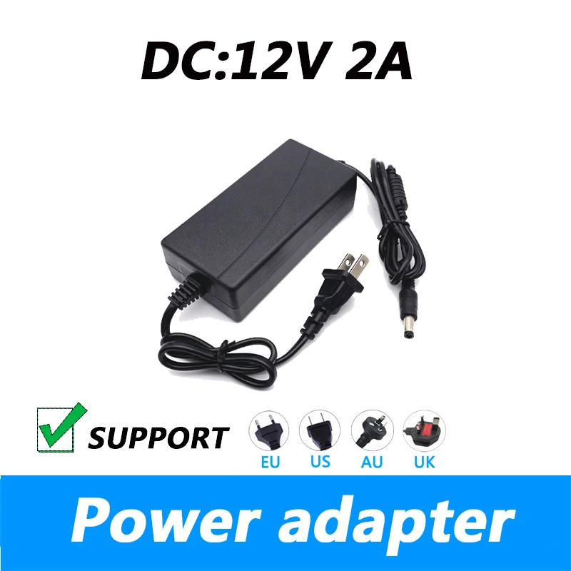 AC100-240V DC12V 2A адаптер питания монитор, внешний кабель, штепсельная вилка стандарта Великобритании, штепсельная вилка австралийского стандарта, источник питания 5,5*2,1 мм
AC100-240V DC12V 2A адаптер питания монитор, внешний кабель, штепсельная вилка стандарта Великобритании, штепсельная вилка австралийского стандарта, источник питания 5,5*2,1 мм
