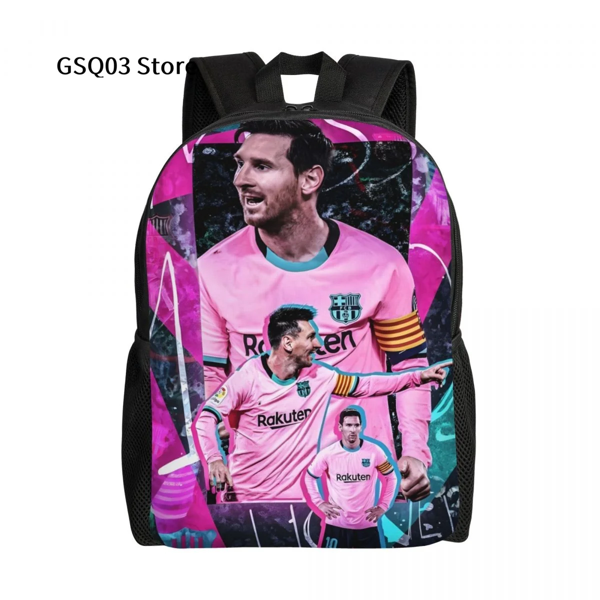 Messi Backpack Girl Boy Adult 15 Inch Double Strap Shoulder School Bookbag Water Resistant Fits Laptop
Messi Backpack Girl Boy Adult 15 Inch Double Strap Shoulder School Bookbag Water Resistant Fits Laptop