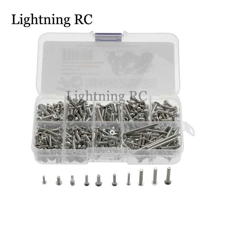 Stainless Steel Screws Kit for Axial Capra 1.9UTB AXI03004 SCX10III AXI03007 AXI03006 RTR RC Crawler Car Parts Replacement
Stainless Steel Screws Kit for Axial Capra 1.9UTB AXI03004 SCX10III AXI03007 AXI03006 RTR RC Crawler Car Parts Replacement