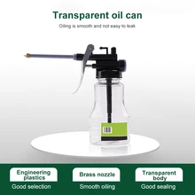 Grease Gun Oil Pump 250ml Oil Can Plastic Transparent Hose High Pressure Hose Oiler Mini Grease Gun Hose Oil Injector Can
Grease Gun Oil Pump 250ml Oil Can Plastic Transparent Hose High Pressure Hose Oiler Mini Grease Gun Hose Oil Injector Can