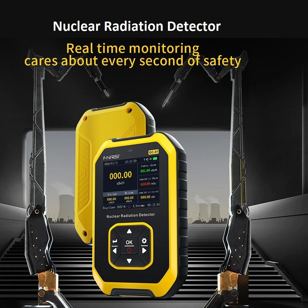 

GC01 Nuclear Radiation Detector Geiger Counter Professional Professional X-rays γ-ray β-ray Detecting Tool Radioactive Tester