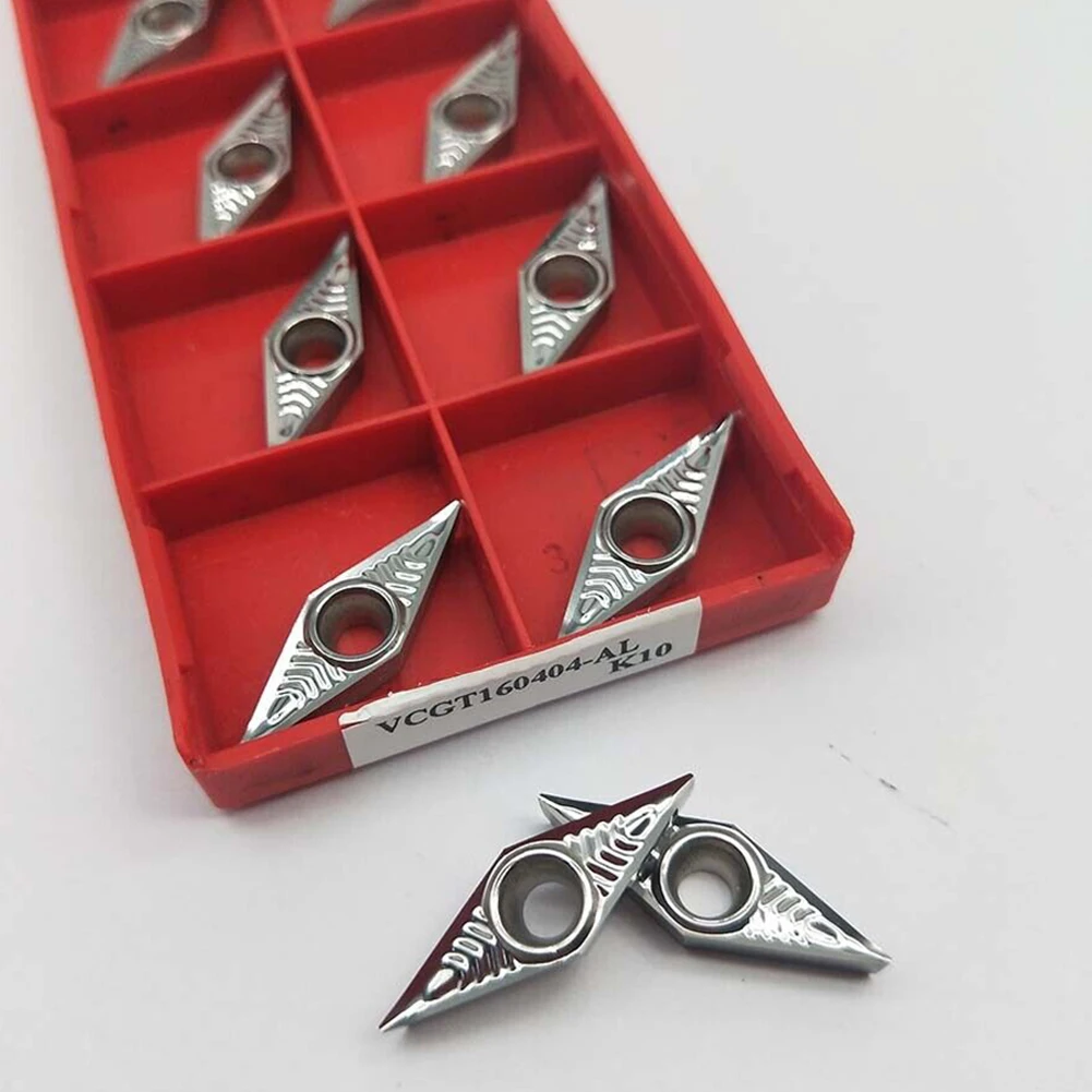 10Pcs VCGT160404-AL Insert CNC Carbide Finishing High Grip Indexable Inserts Semi-finishing Precision Grinding
10Pcs VCGT160404-AL Insert CNC Carbide Finishing High Grip Indexable Inserts Semi-finishing Precision Grinding