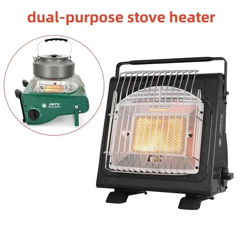 

New Outdoor Cooker Gas Heater Travelling Camping Hiking Picnic Equipment Dual-Purpose Use Stove Heater For Fishing